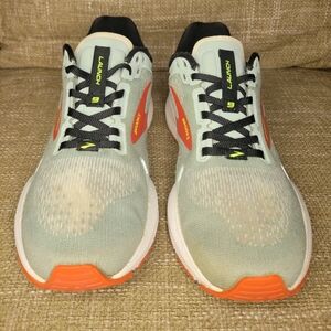 Women Running Shoes - Gray and Orange